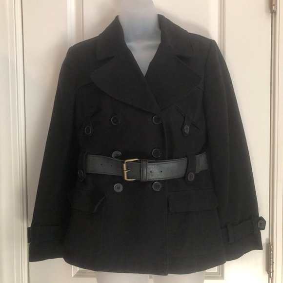 Ann Taylor Loft Pea Coat Sz 4P - Picture 1 of 9